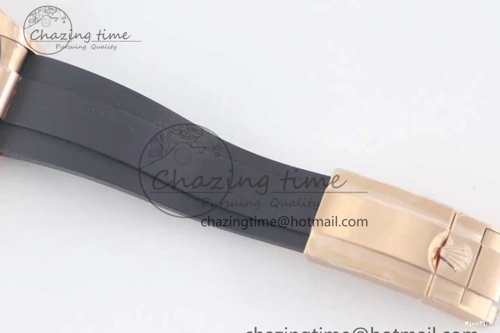 MiroTime 0209 WrinkleFree Daytona 116515 RG TWF 1:1 Best Edition 904L Steel RG Black Dial on Oysterflex Strap A 2417